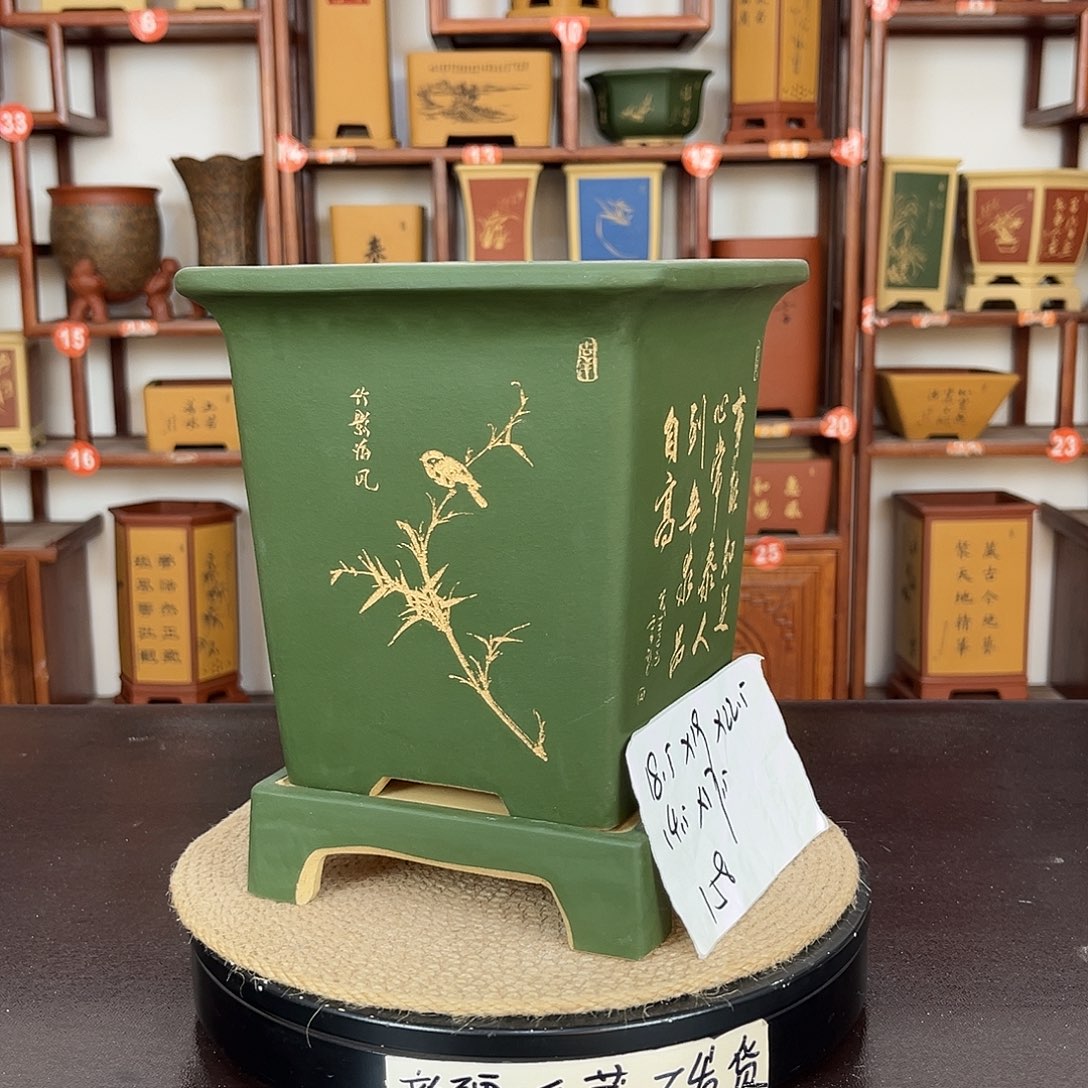 紫砂花盆紫砂花盆