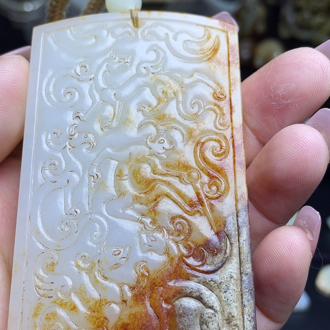 独***下和田玉未镶嵌手链