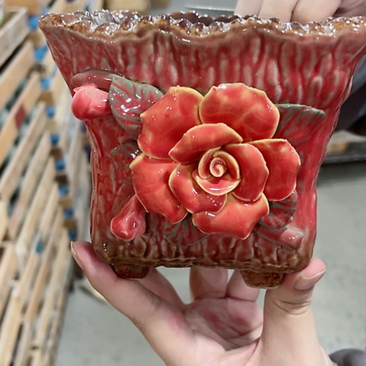 【闪购商品】陶瓷花盆