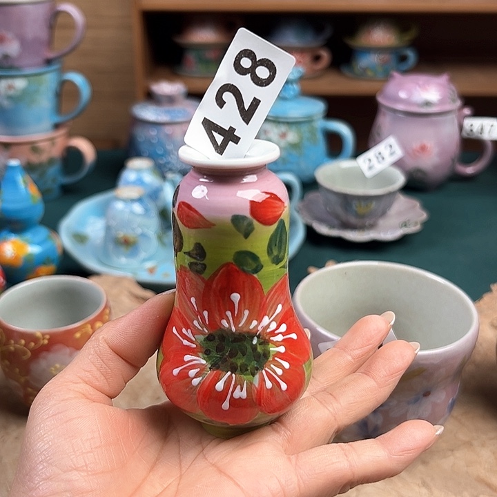 杯景德镇陶瓷手绘作品428