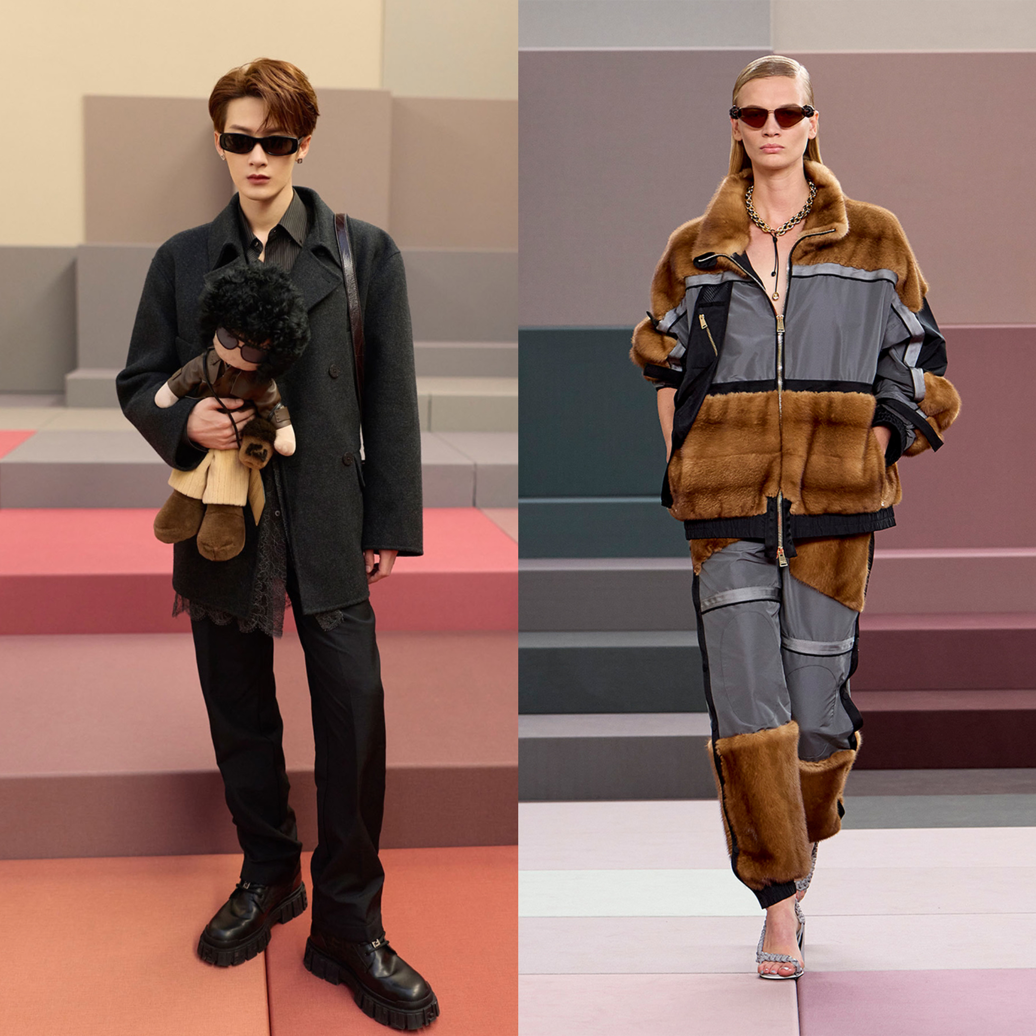 【座山雕黄色】欧洲男女极寒秋冬流光溢彩MS-A5253