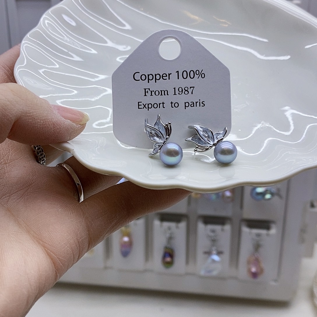 颈饰合金淡水珍珠