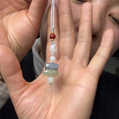 和田玉颈饰未镶嵌