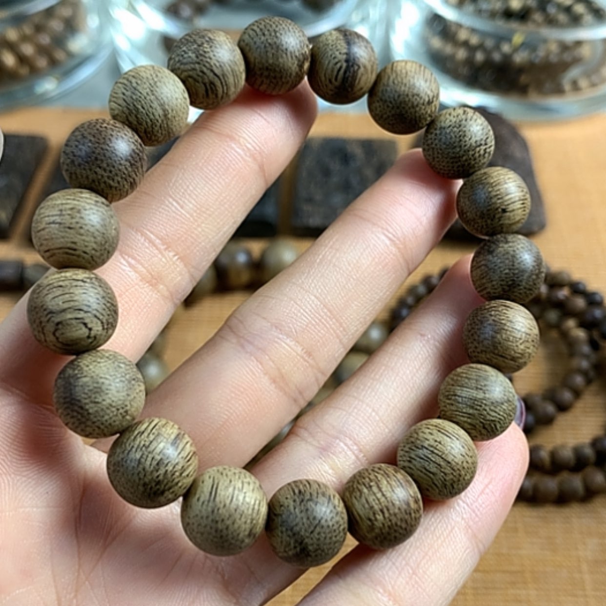 【闪购商品】沉香手串文莱软丝沉香1.1，8.6克