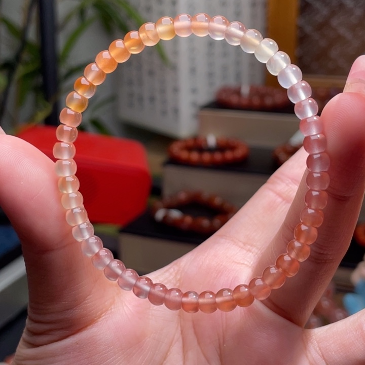 南红玛瑙渐变 5+未镶嵌