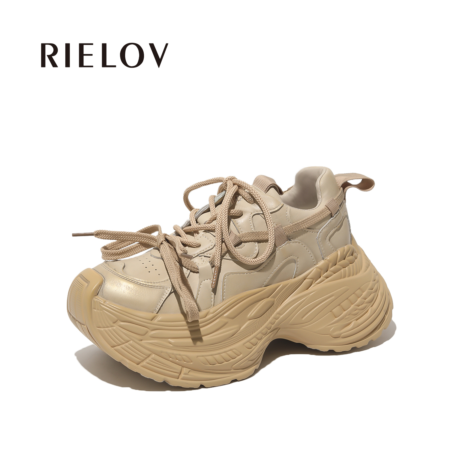 【RIELOV】时尚厚底增高8cm潮流百搭女士休闲鞋789-21
