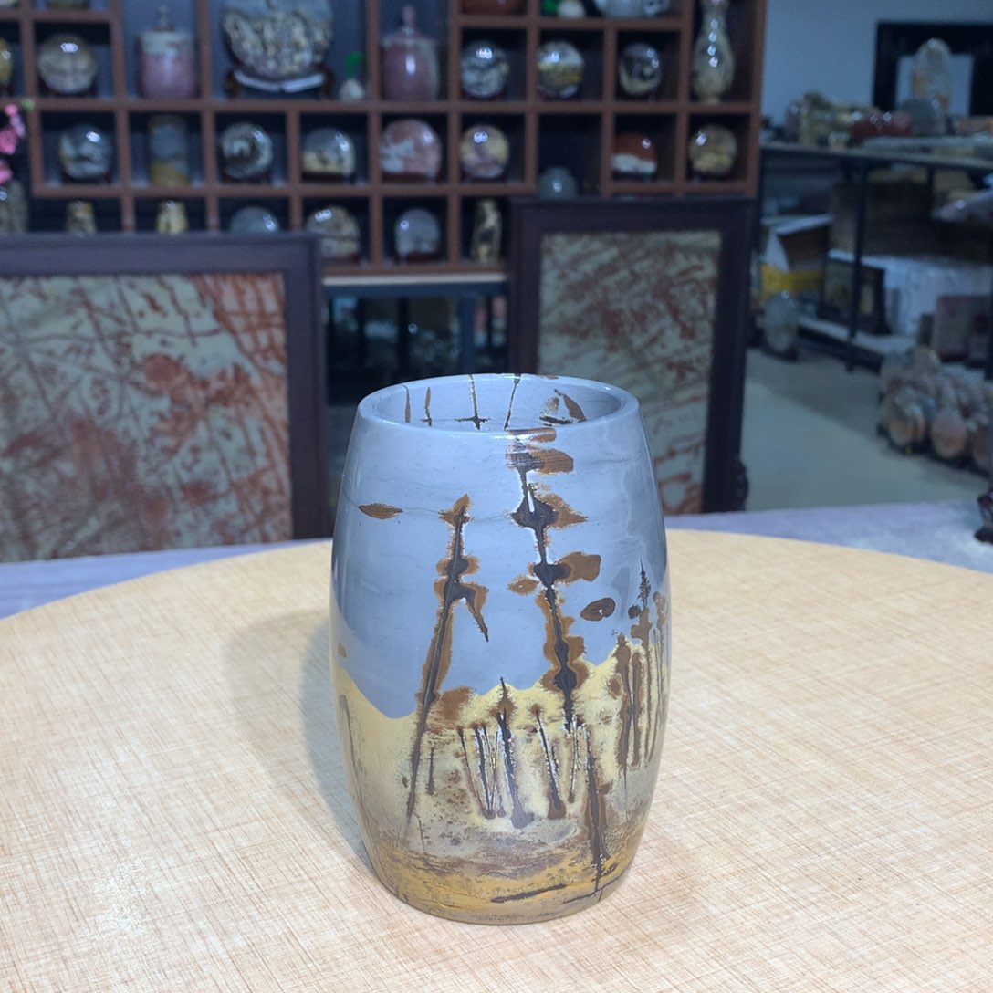 紫砂广西国画石，观赏收藏