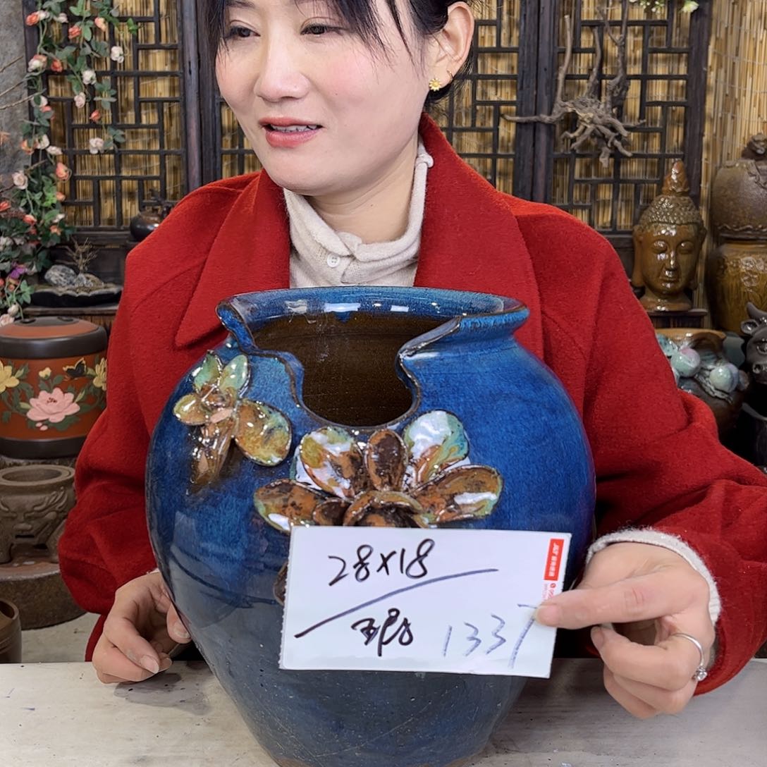 紫砂花盆美美美美