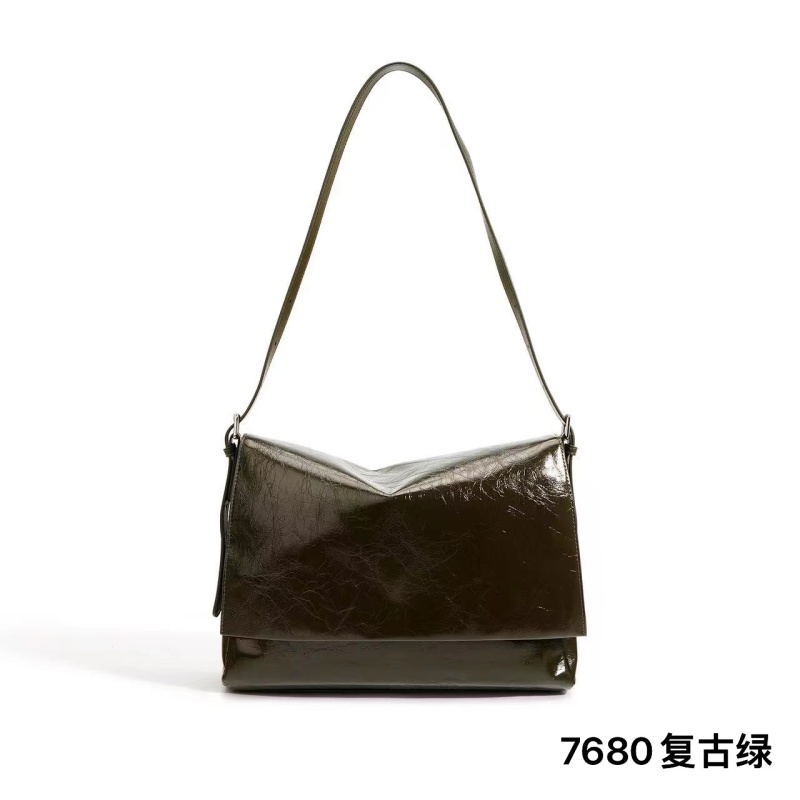 【RAIN.CUN】SLBL-7680-复古绿RAIN.CUN.百搭腋下斜跨女包