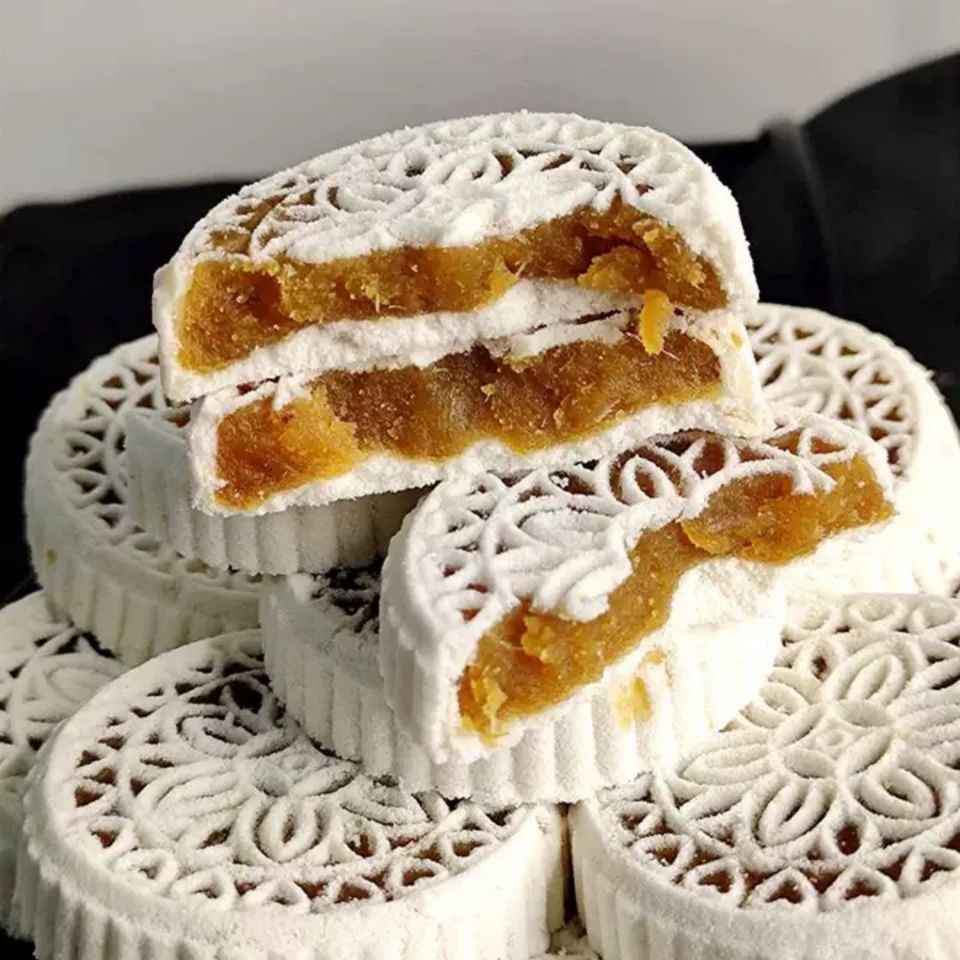 广西灵山特产小吃番薯炒印饼芝麻印饼糯米饼8090怀旧零食早茶点心