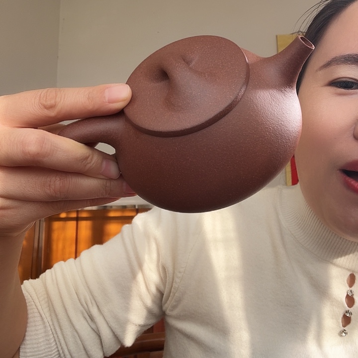 袁***宝茶壶紫砂紫泥景州200cc