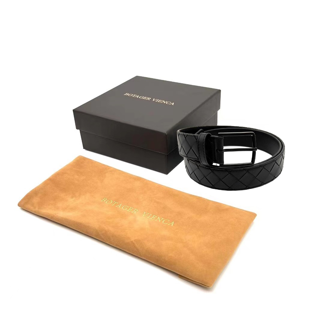 BIEUBRAYR/【编织大格】手工男士腰带时尚经典门店同步热卖