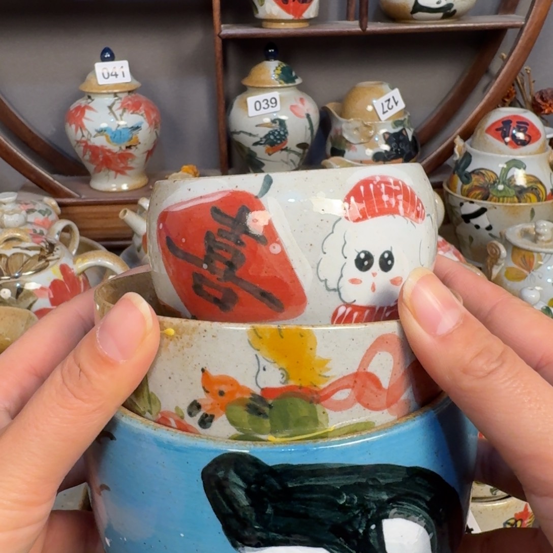 霜***瓷片景德镇手工制作