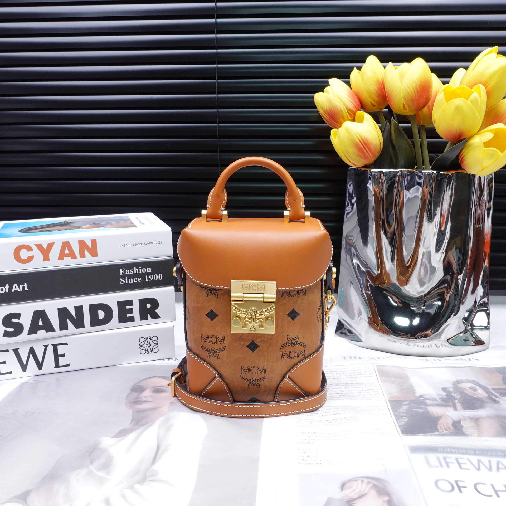 95新 MCM 单肩包/T10248055