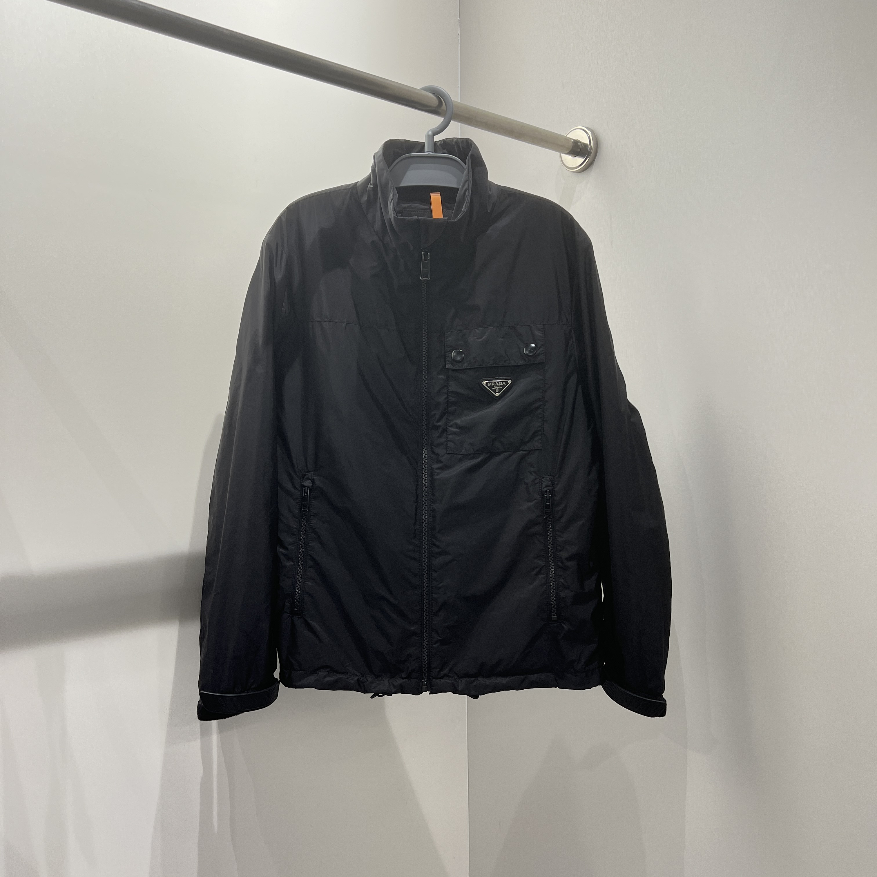99新 Prada/普拉达 wdf489/胸前三角标夹克外套 涤纶 46码