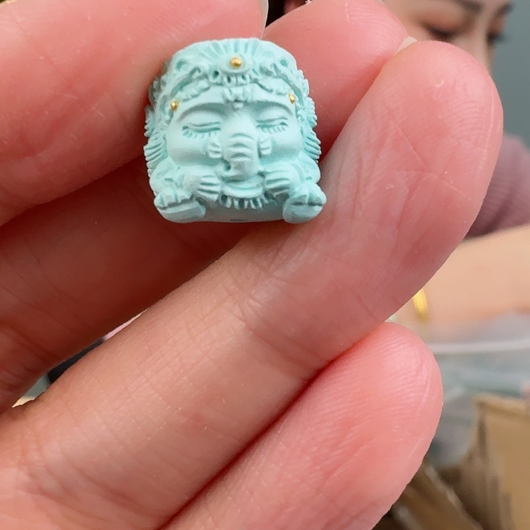 绿松石珠宝奇石未镶嵌