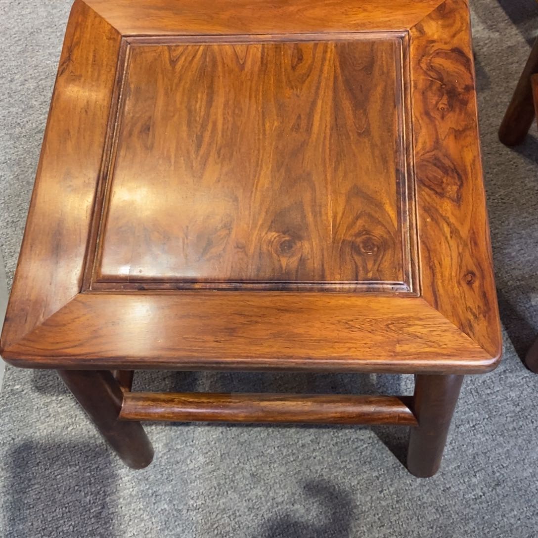 香枝木类成套家具荷****雨降香黄檀富贵凳订金