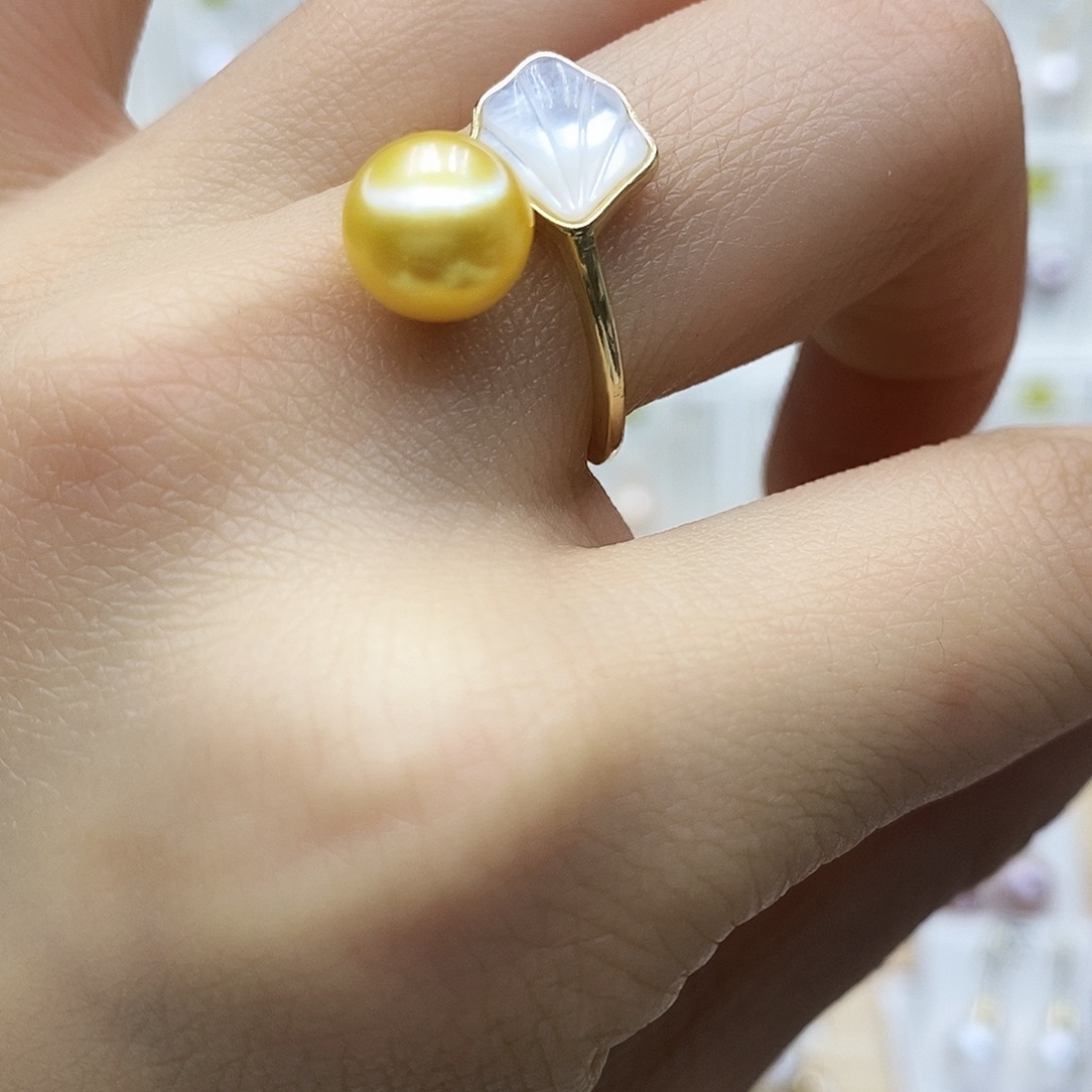 淡水珍珠颈饰合金