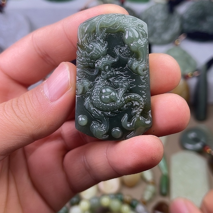 和田玉吊坠(不含链)未镶嵌