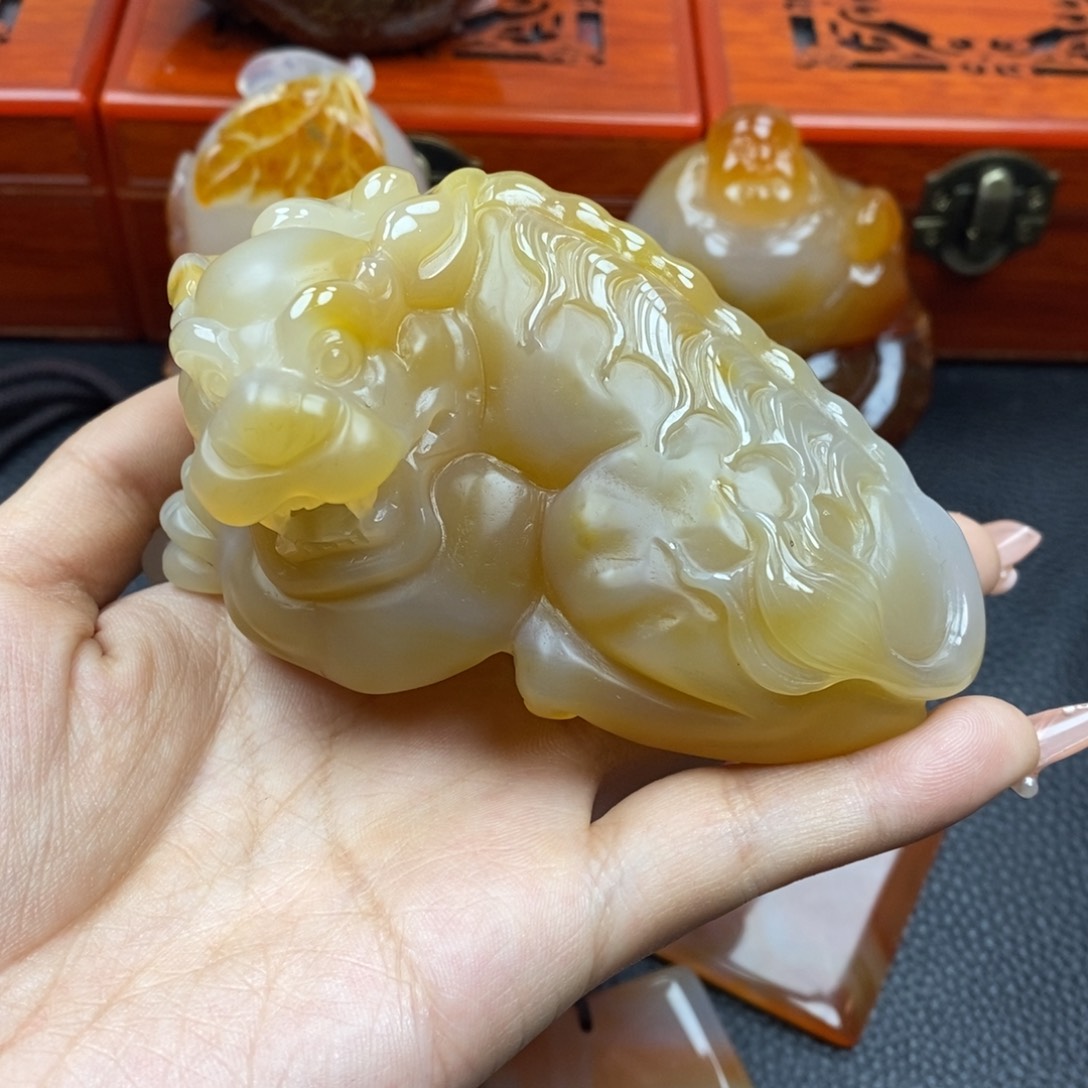 玛瑙/玉髓手把未镶嵌