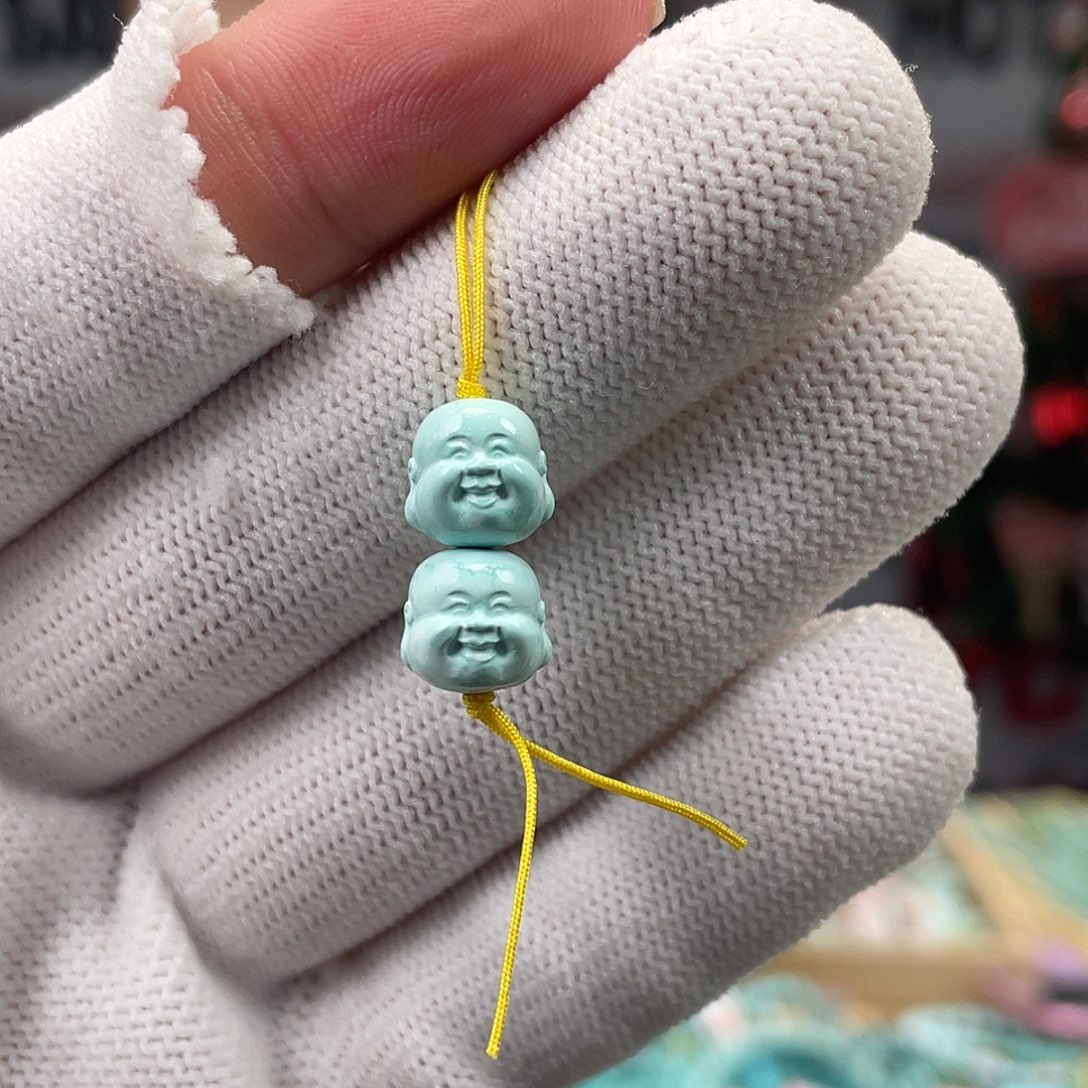 绿松石未镶嵌挂件