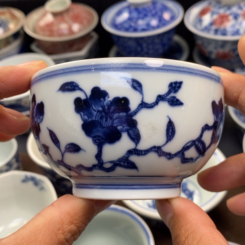 【闪购商品】景德镇青花主人杯