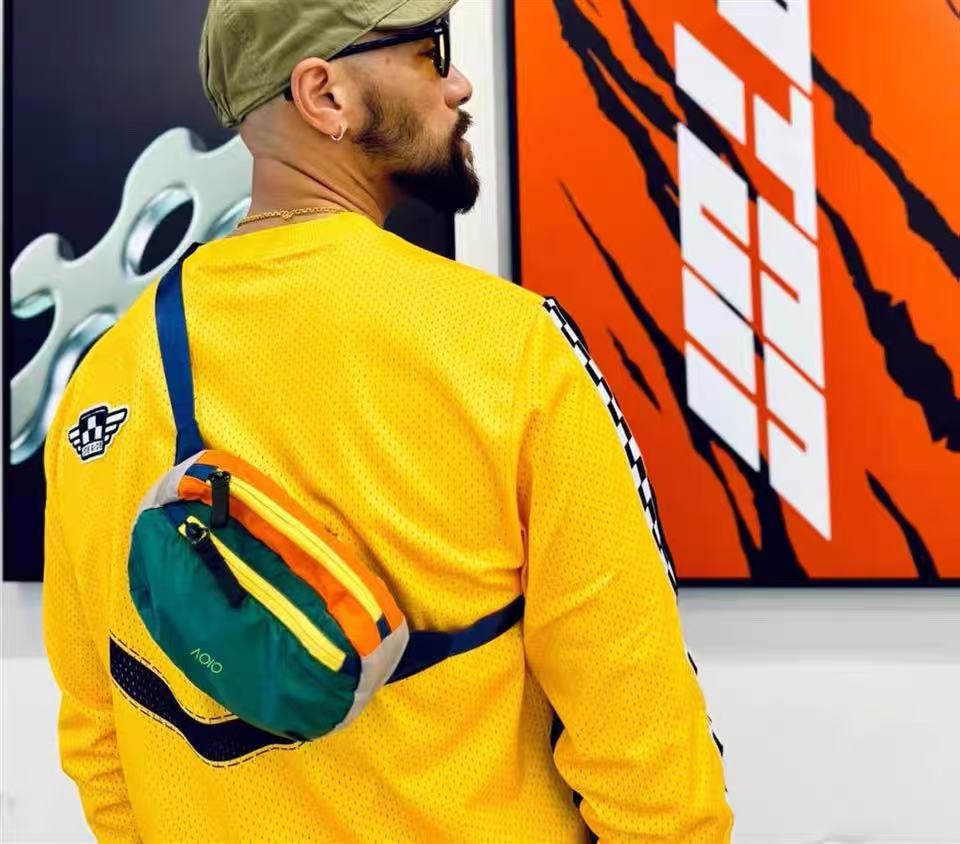 夏日多巴胺】户外男女款轻便腰包/时尚斜挎单肩包运动旅行休闲包