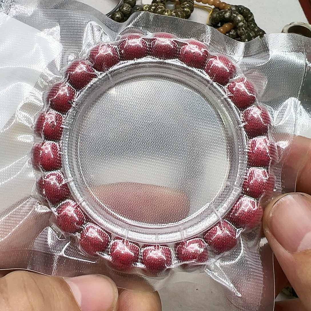 星月菩提手串88灭火红朱供星月菩提单圈11