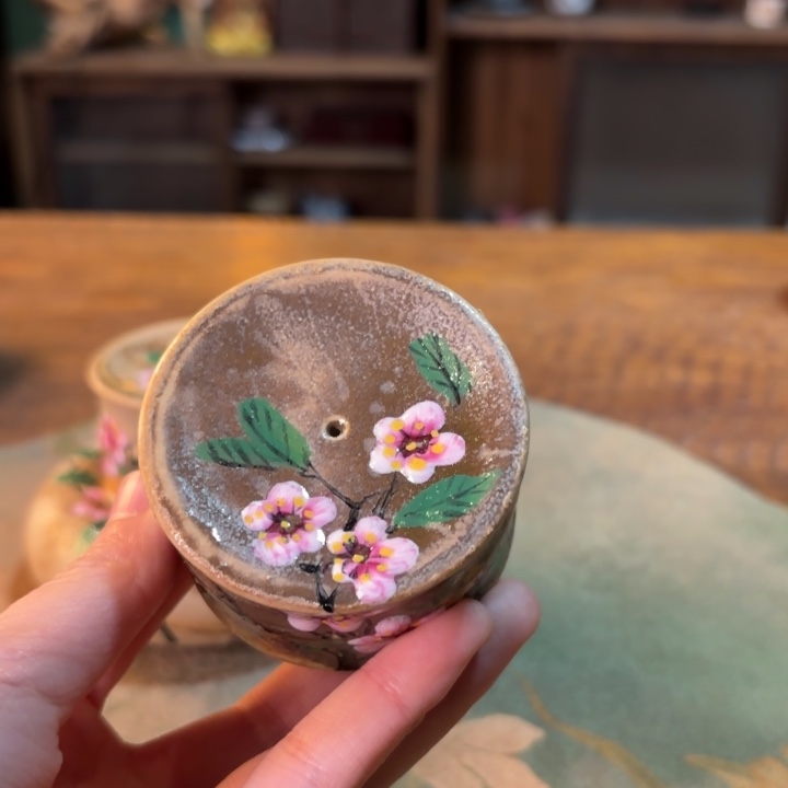 素***澜柴烧纯手工手绘陶瓷