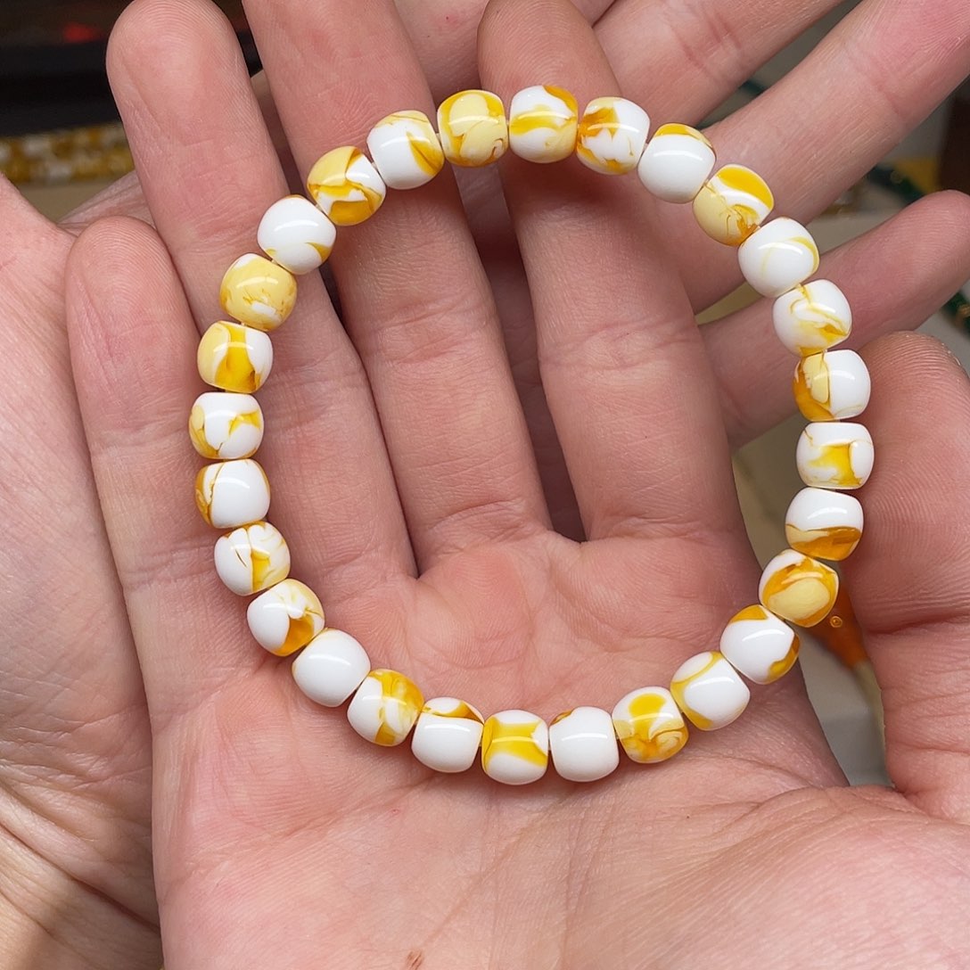 树脂制品金瓷白溶洞8mm