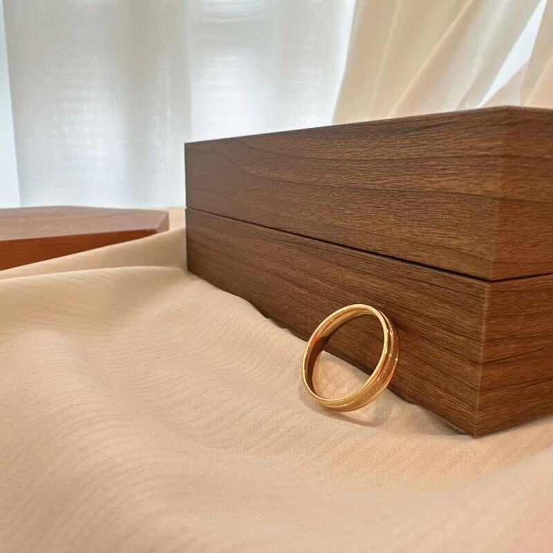 钛钢戒指 D028  轻奢ins时尚简约百搭气质小众精致素款戒指