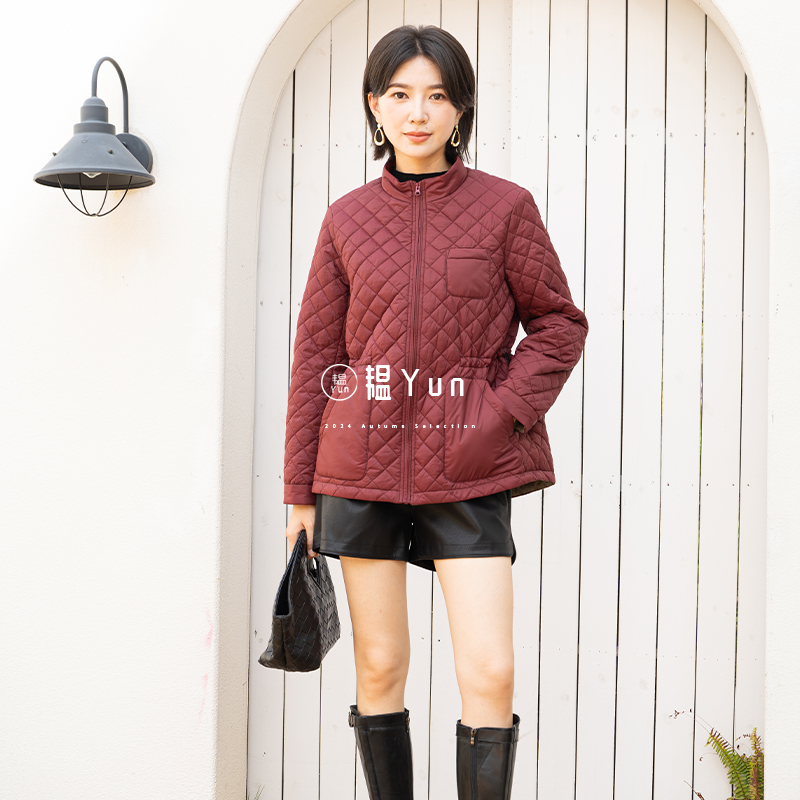 立领绗棉瘦外套D251216062 M