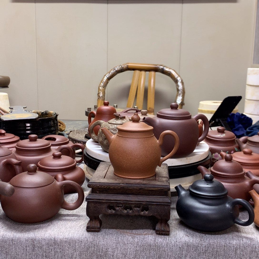 茶壶紫泥黄降坡复古旭帽180 C半手工制作