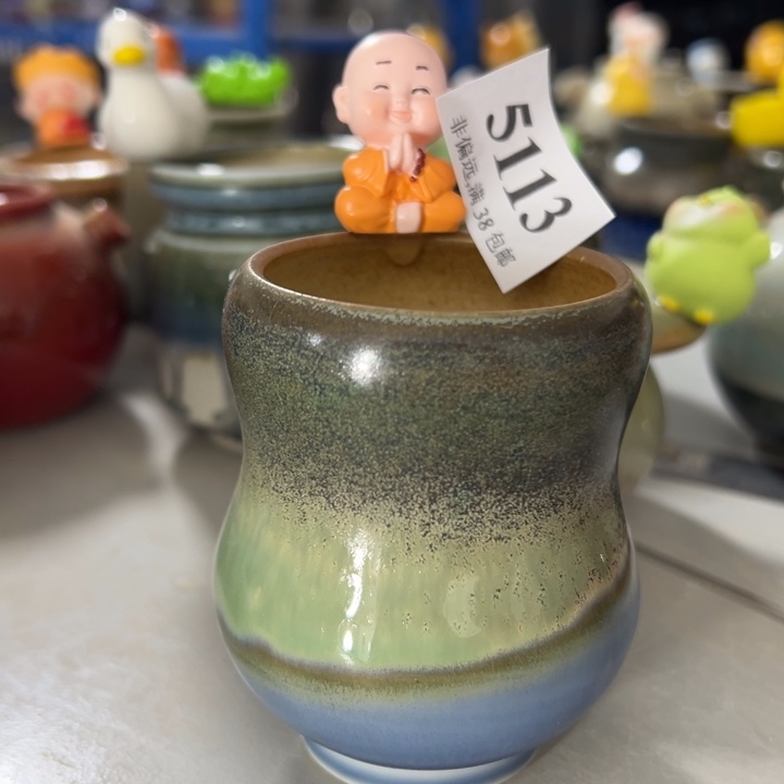 5口高9 ……手工花盆30元包邮