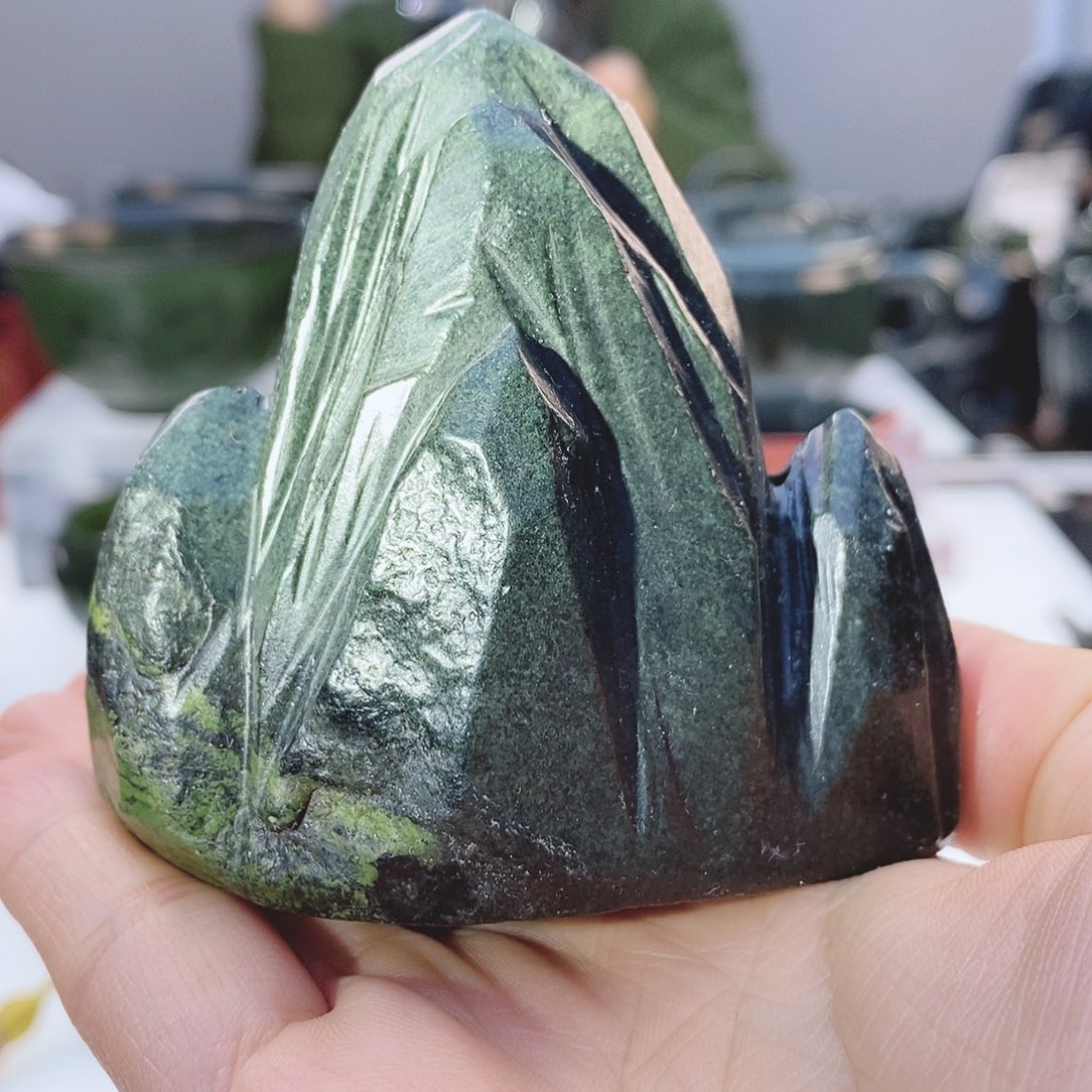 和田玉（青玉）把件未镶嵌