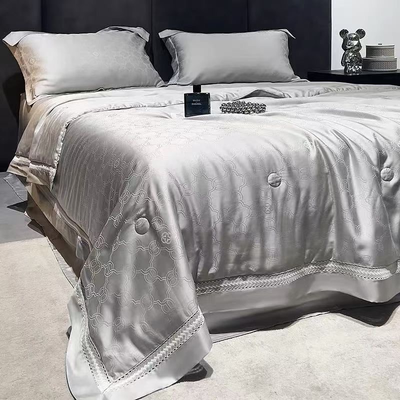 A类轻奢高级80支天丝夏凉被四件套薄款可机洗尾货 库存不多