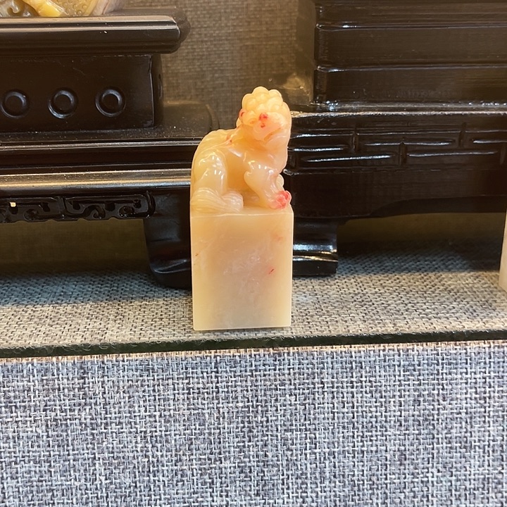 紫***6巴林石印石鸡血石印章