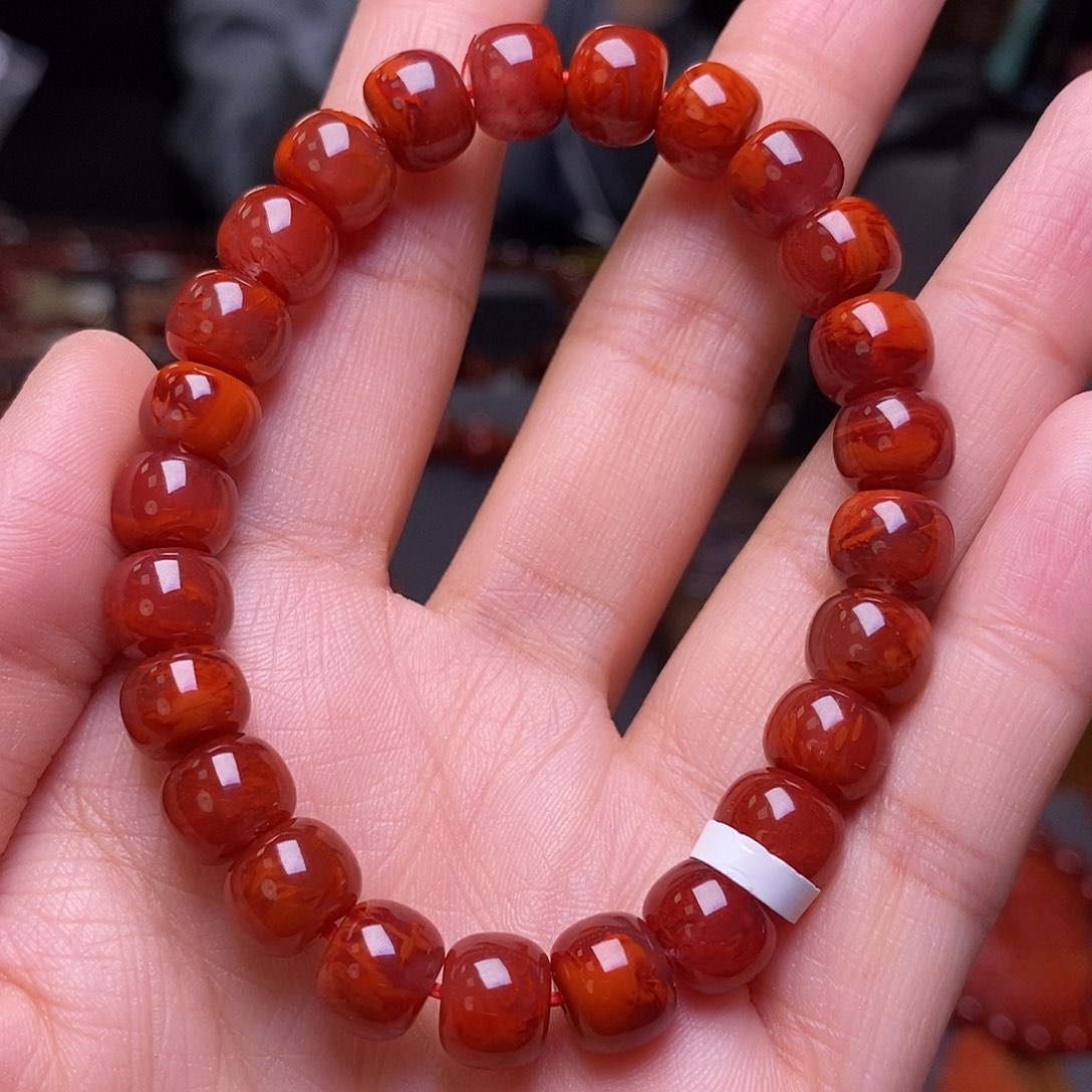 南红玛瑙单圈9m m未镶嵌