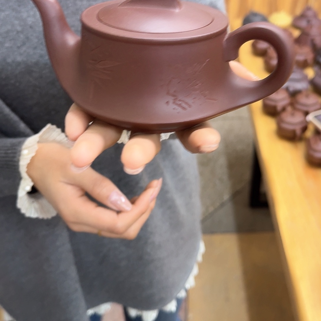 紫砂茶壶紫砂壶一帆风顺230cc