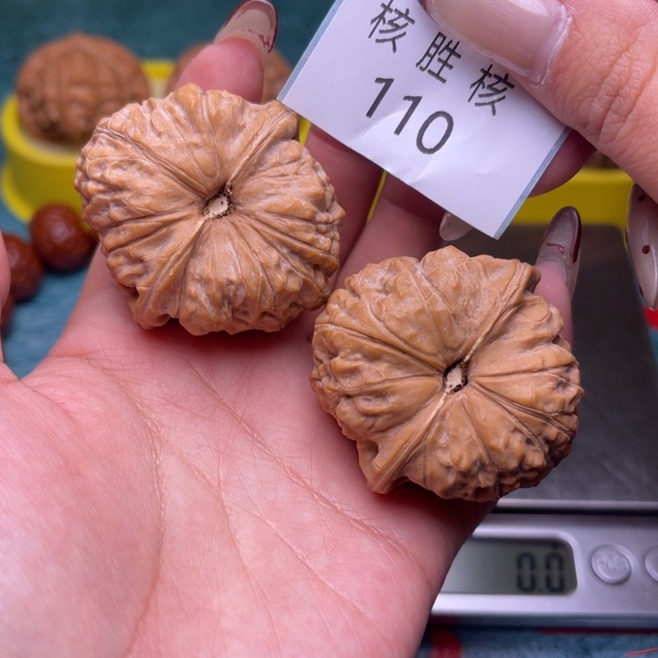 文玩核桃把件南瓜墩42.110