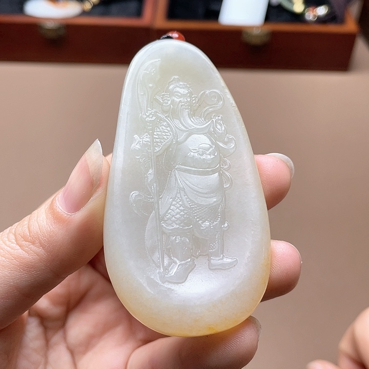 和田玉挂件未镶嵌F