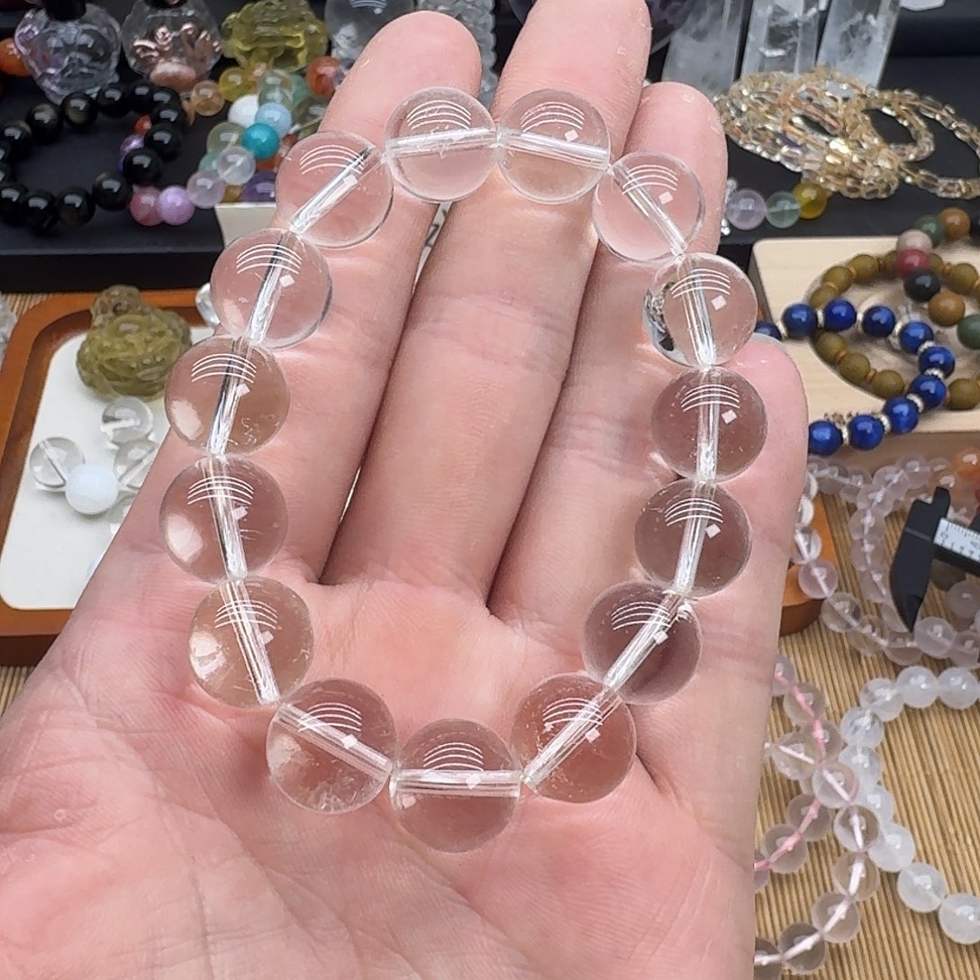 银S925镶嵌水晶手链