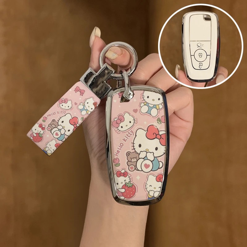 福特锐界L钥匙套蒙迪欧探险者烈马猛禽撼路者福克斯汽车女包壳扣