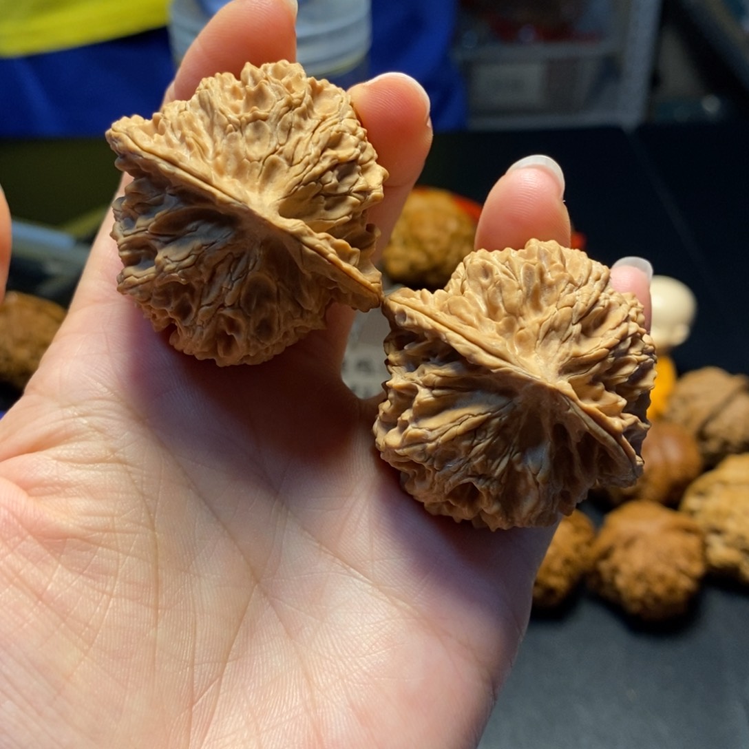 文玩核桃把件20号苹果43尺全品