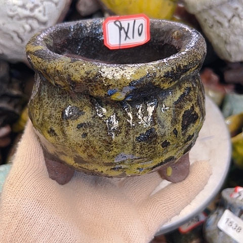 粗陶花盆手工花盆制作就这样