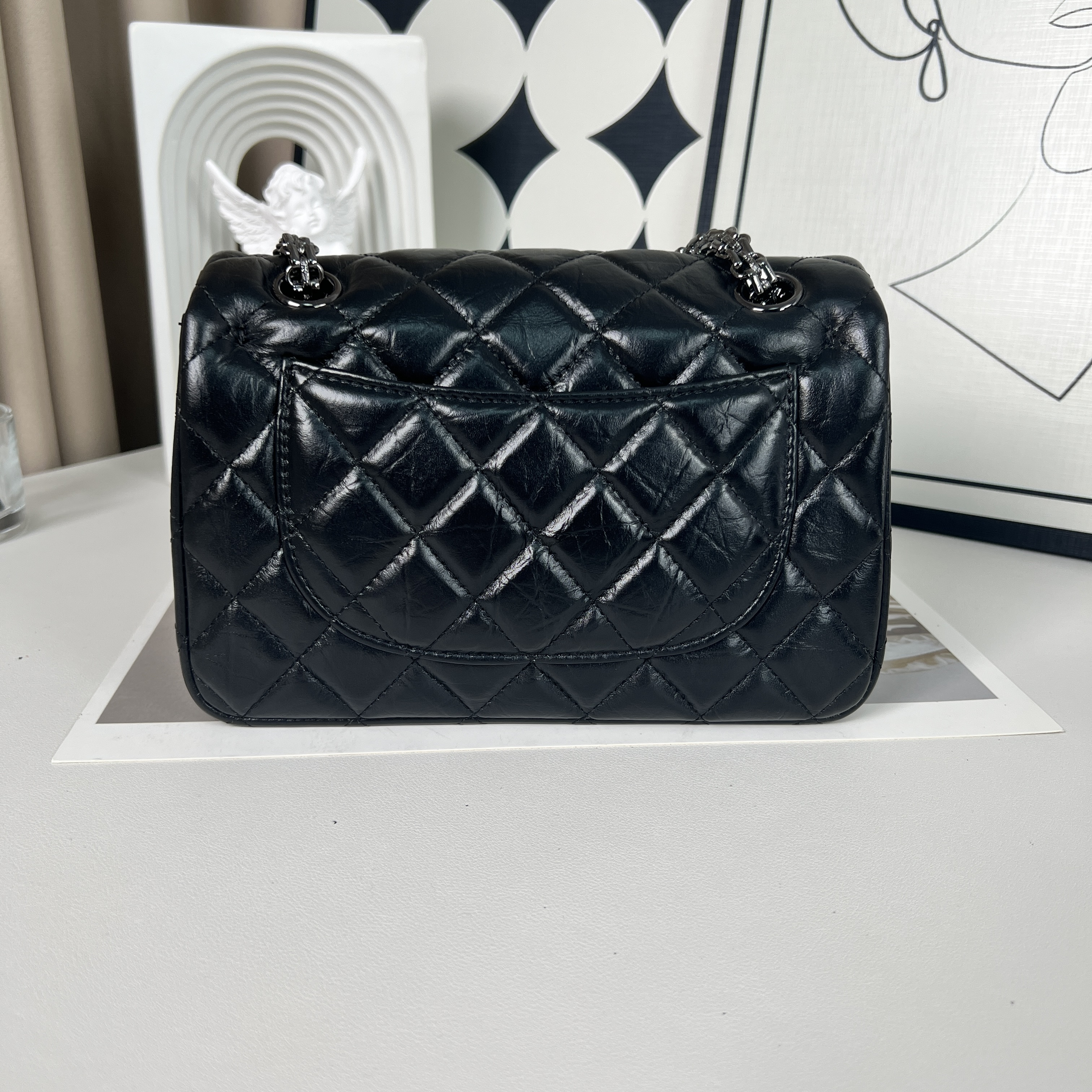 【S级】时代品牌时尚单肩斜跨包小香风格真皮女包通勤黑色M10438