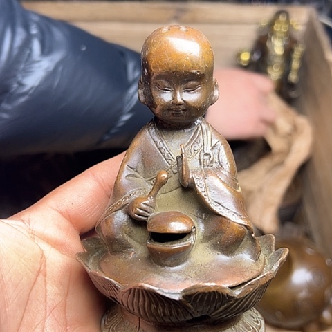 铜制工艺把玩摆件