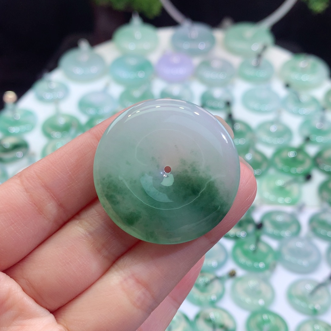 颈饰未镶嵌翡翠8尺寸34.9*5.8