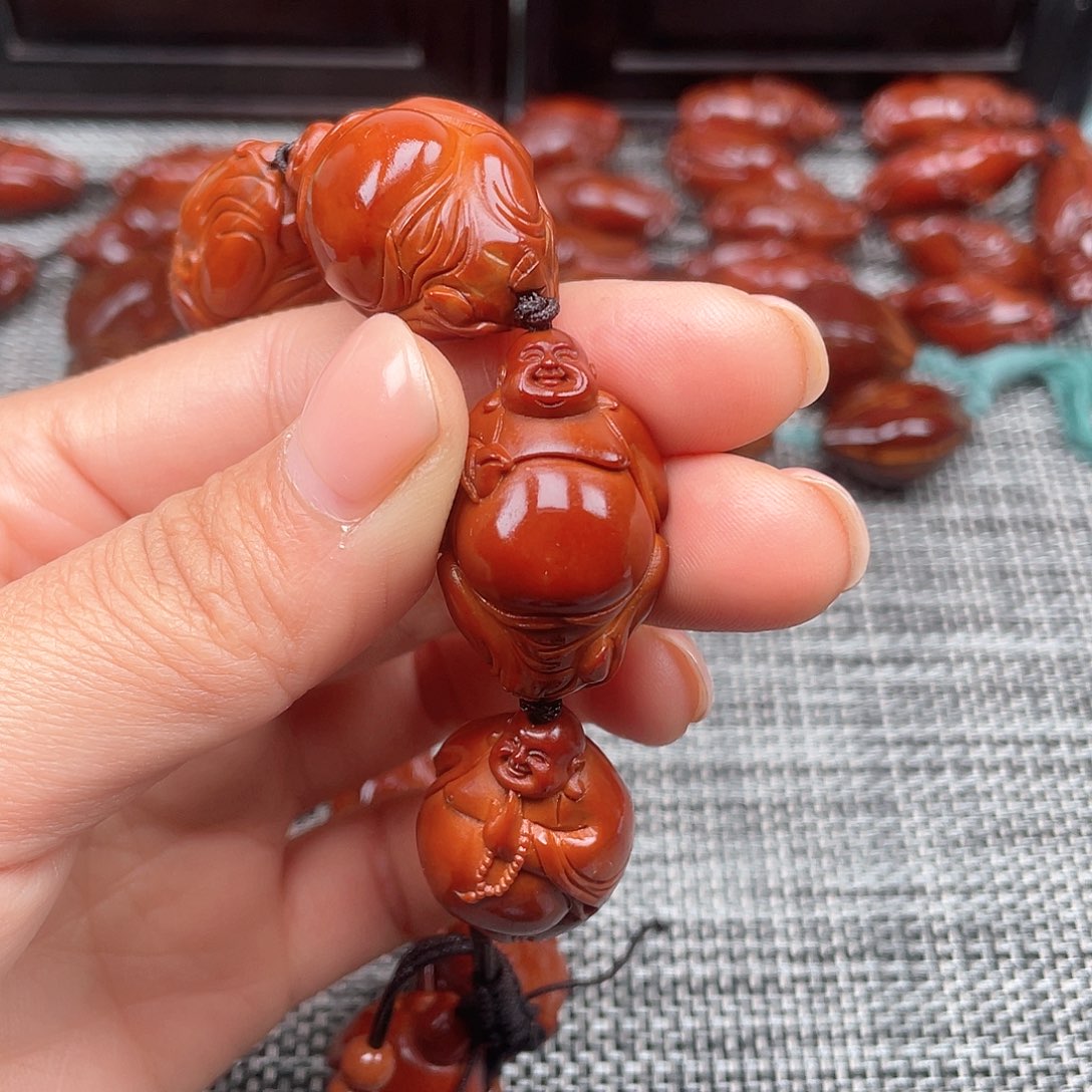 手串/手链橄榄核知**一弥勒20