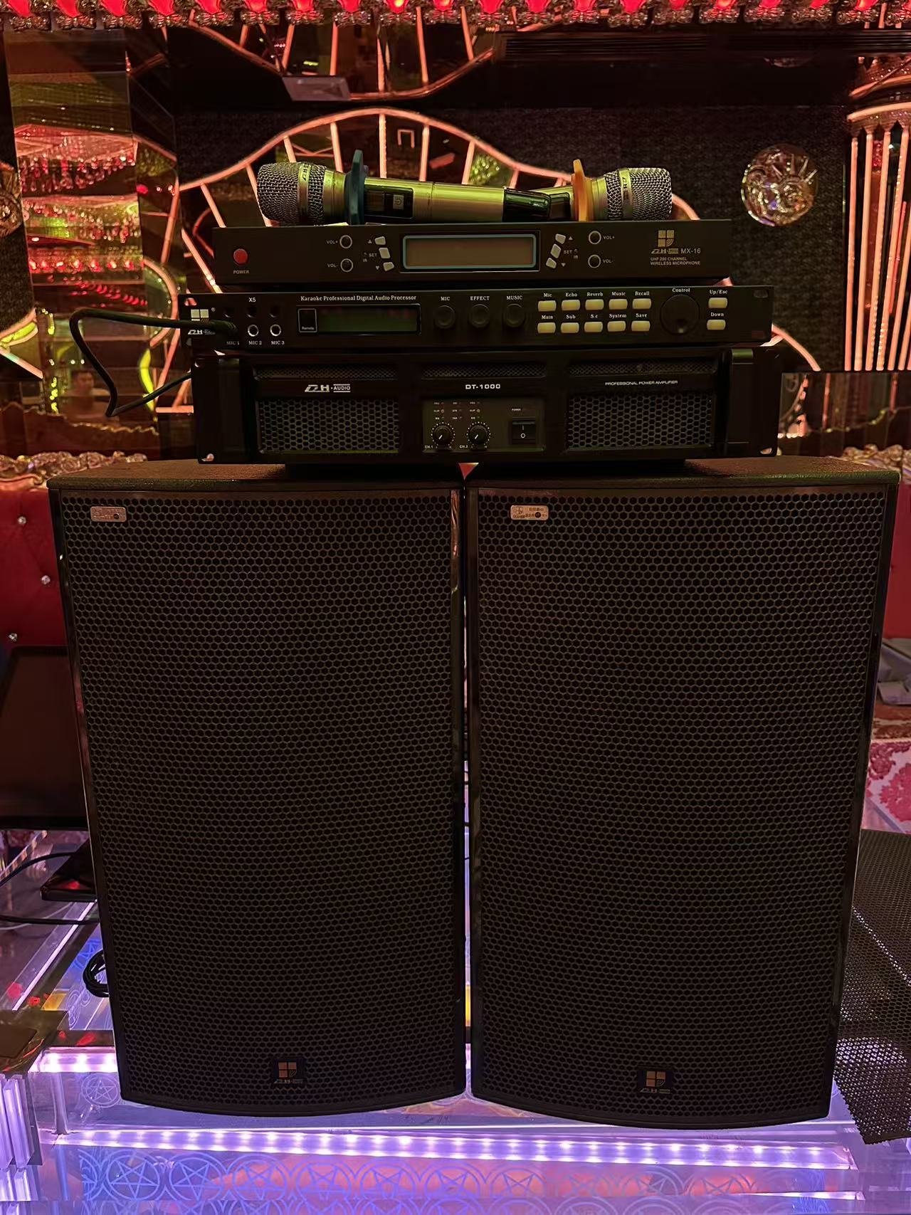 95新  【新珑12寸音响】配点歌机-RCF进口喇叭-KTV设备五件套（包邮）